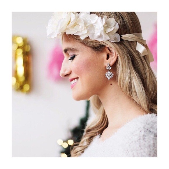 Crystal Drop Earrings - Picture 2 of 7